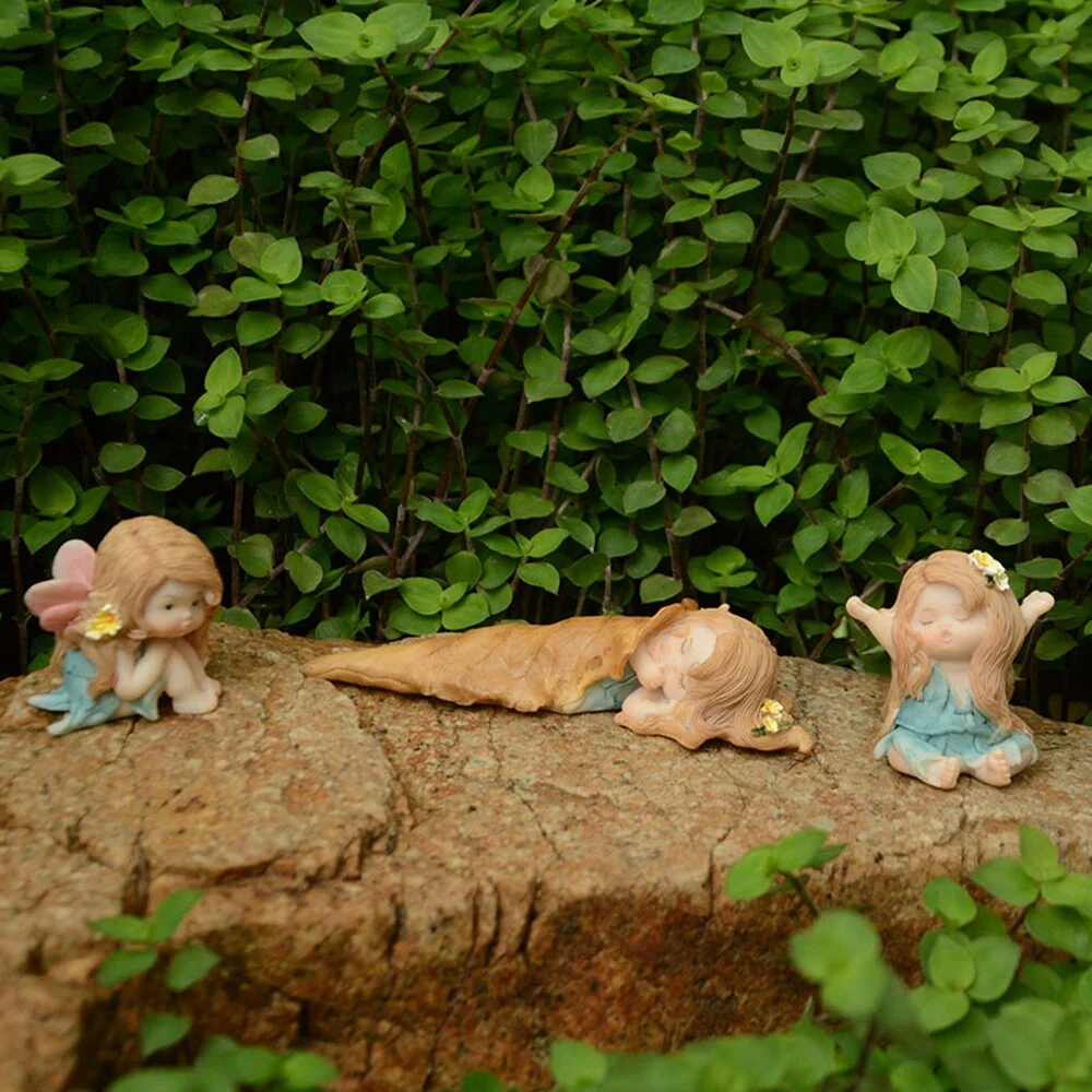 Everyday Collection cute baby Figurine  Fairy Garden Decoration  Angel miniature home Ornament girl Festival gifts