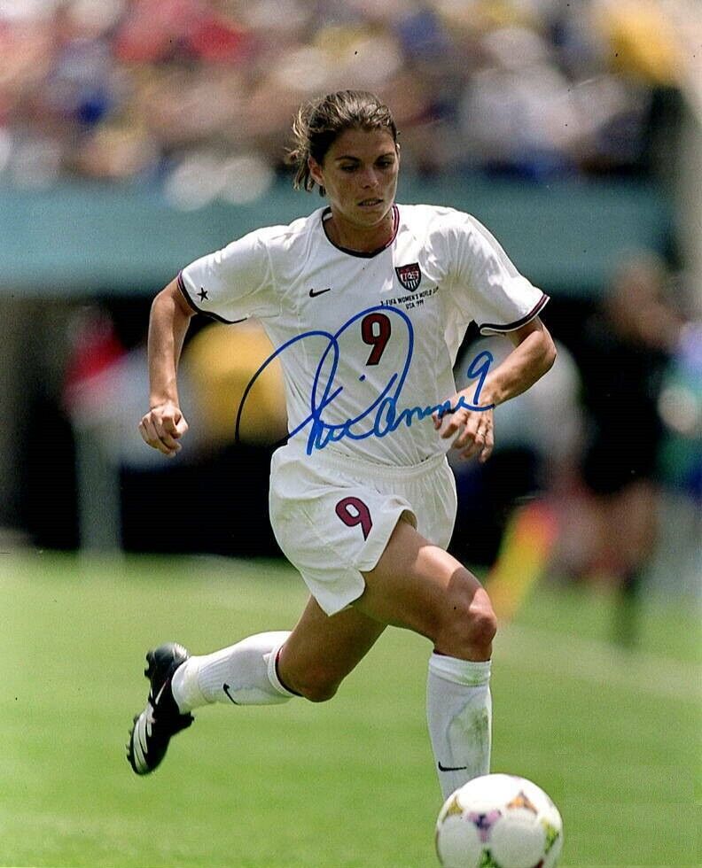 Mia Hamm Autographed Signed 8x10 Photo Poster painting REPRINT