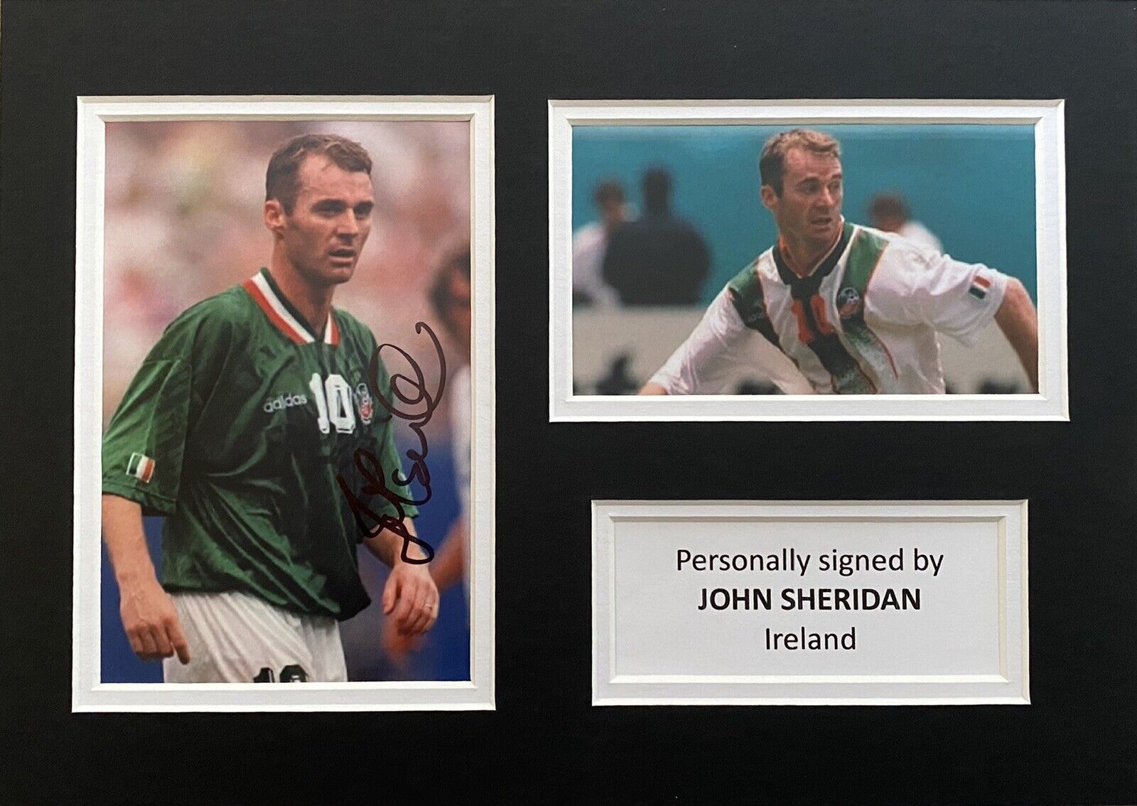 John Sheridan Hand Signed Ireland Photo Poster painting In A4 Mount Display