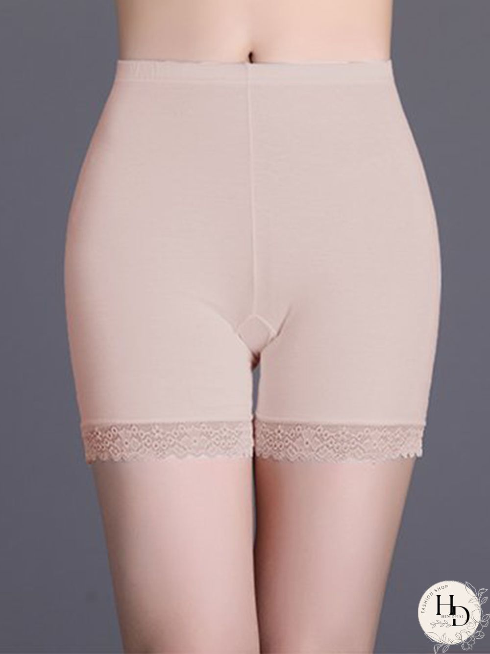 Stretch Lace Stitching Leggings Safety Shorts