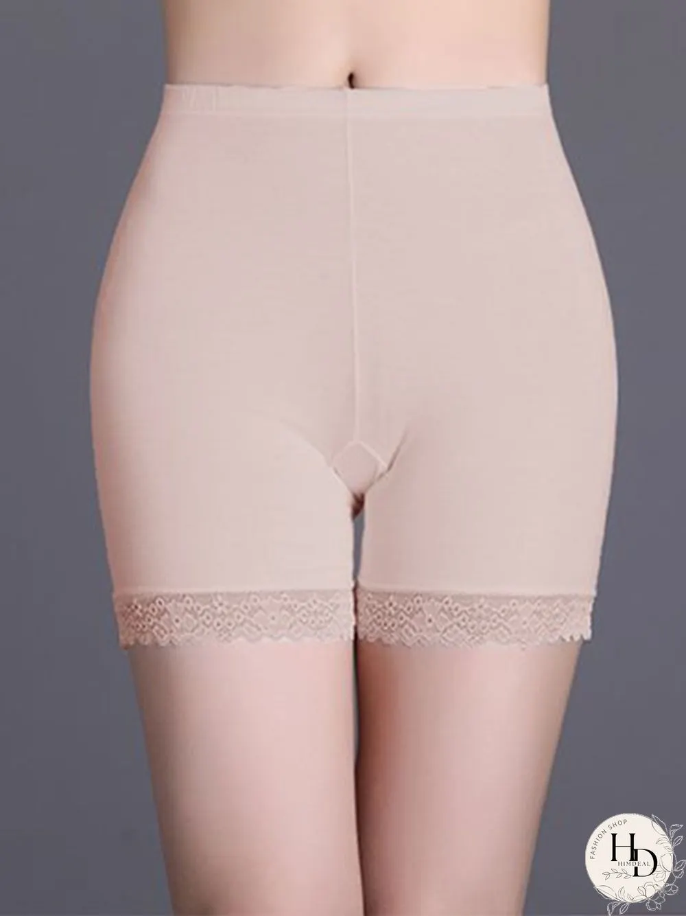 Stretch Lace Stitching Leggings Safety Shorts