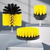 3Pcs Power Scrubber Drill Brush Attachment Set Electric Cleaning Scrub Brush Kit
