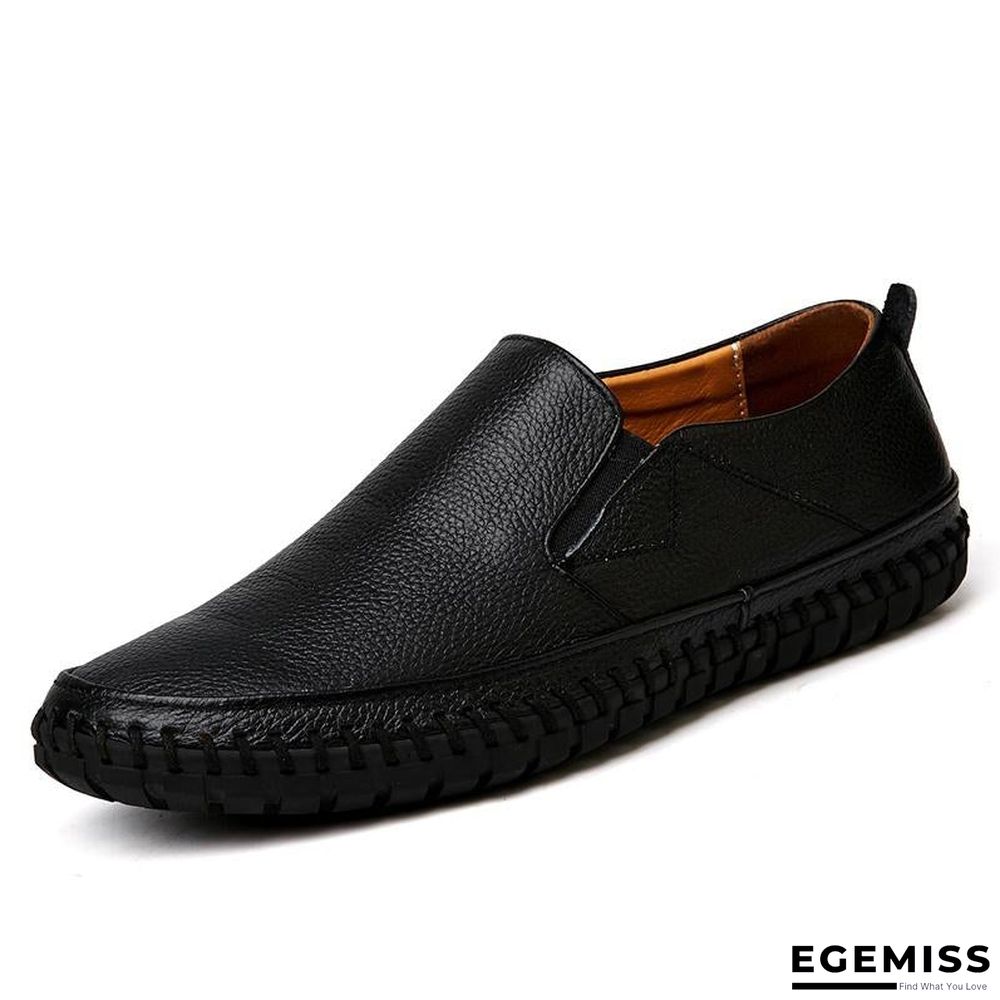 Leather Men Shoes Slip On Shoes Leather Loafers Mens Moccasins Shoes Italian Designer Shoes | EGEMISS