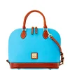 D & B Pebble Grain Zip Satchel[Buy 2 Get Freeshipping]