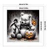 Winnie Pooh Pumpkin-11CT Stamped Cross Stitch 40*40cm/15.75*15.75in