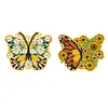 2Pcs/set DIY Diamond Painting Butterfly Rhinestones Napkin Holder DIY Napkin Holder for Table Decorations 
