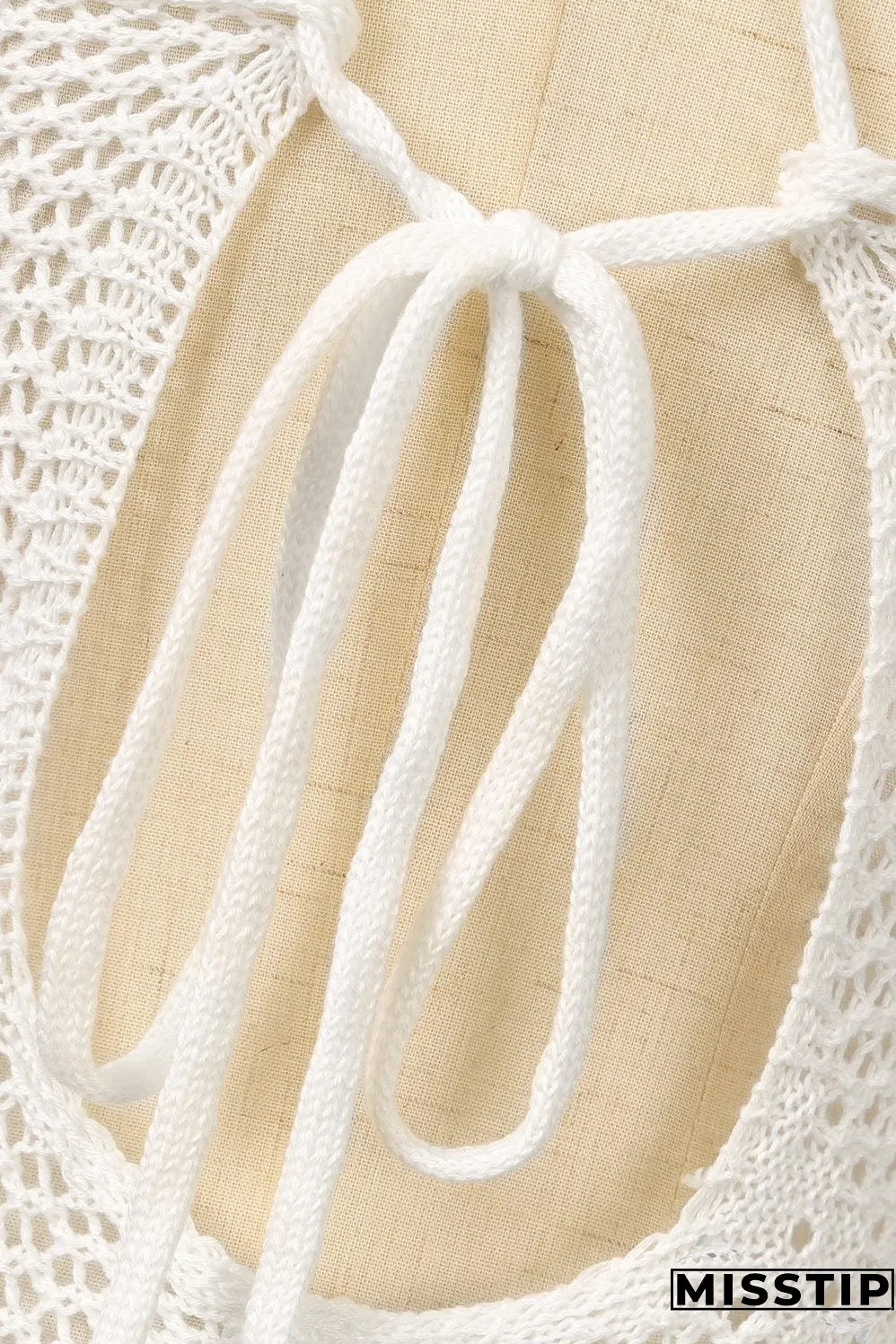 Bohemian Lace Knitted Summer Mini Dress