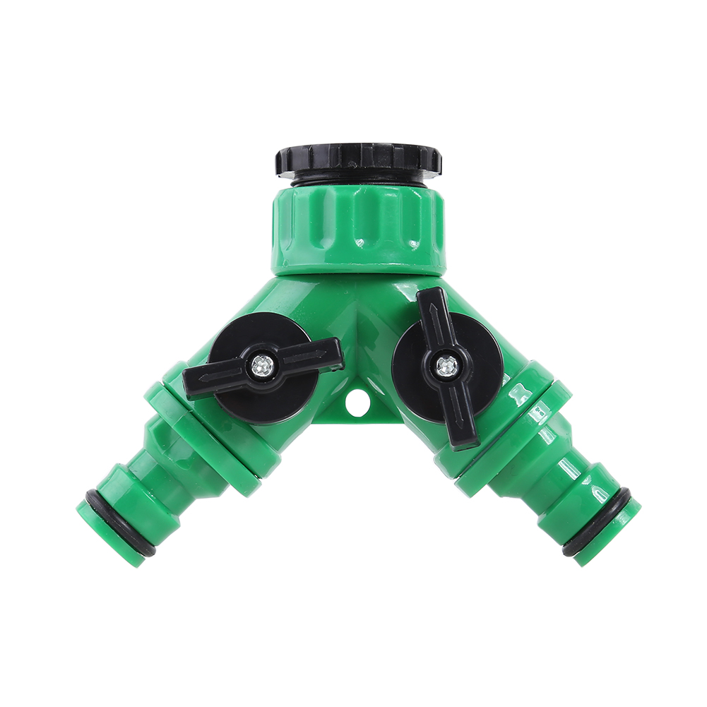 

3/4 Garden Faucet Y-type Distribution Water Pipe Joint Double Head Nozzle, 501 Original