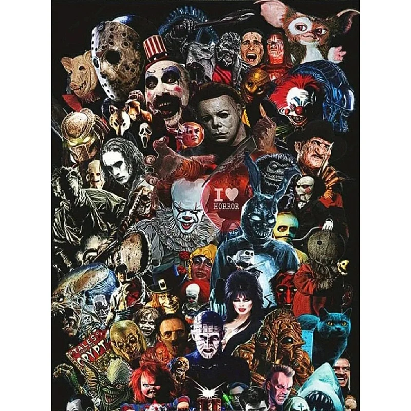 Horror Movie Collage - Diamond Painting Kit – Stiylo