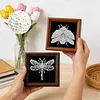 12Pcs DIY Pearl Painting Insect for Home Wall Decor(15x15cm)