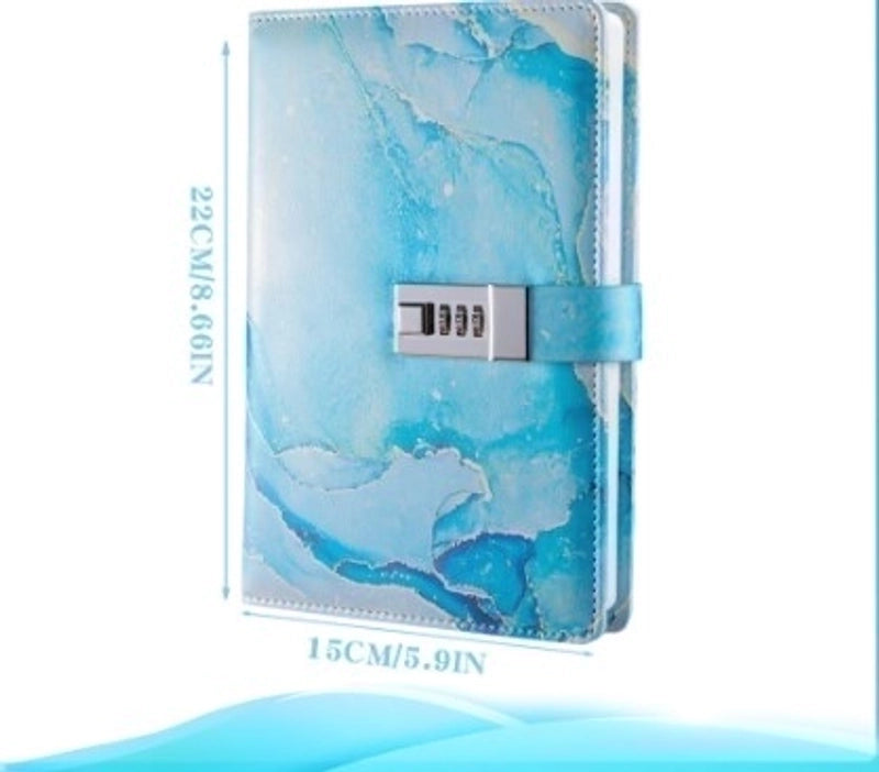 Fashion Creative A5 Password-protected Journal Book Student Notepad Stationery Notebook