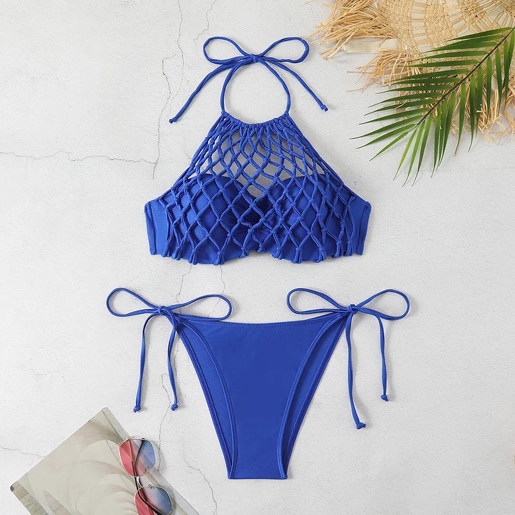 Halter Cutout Sexy Bikini Swimsuit