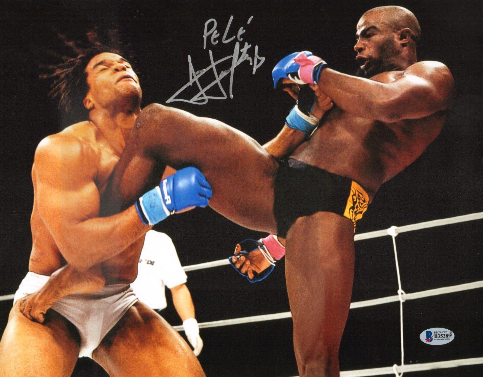 Jose Pele Landi-Jons Signed 11x14 Photo Poster painting BAS COA Pride FC MMA Picture Autograph 1