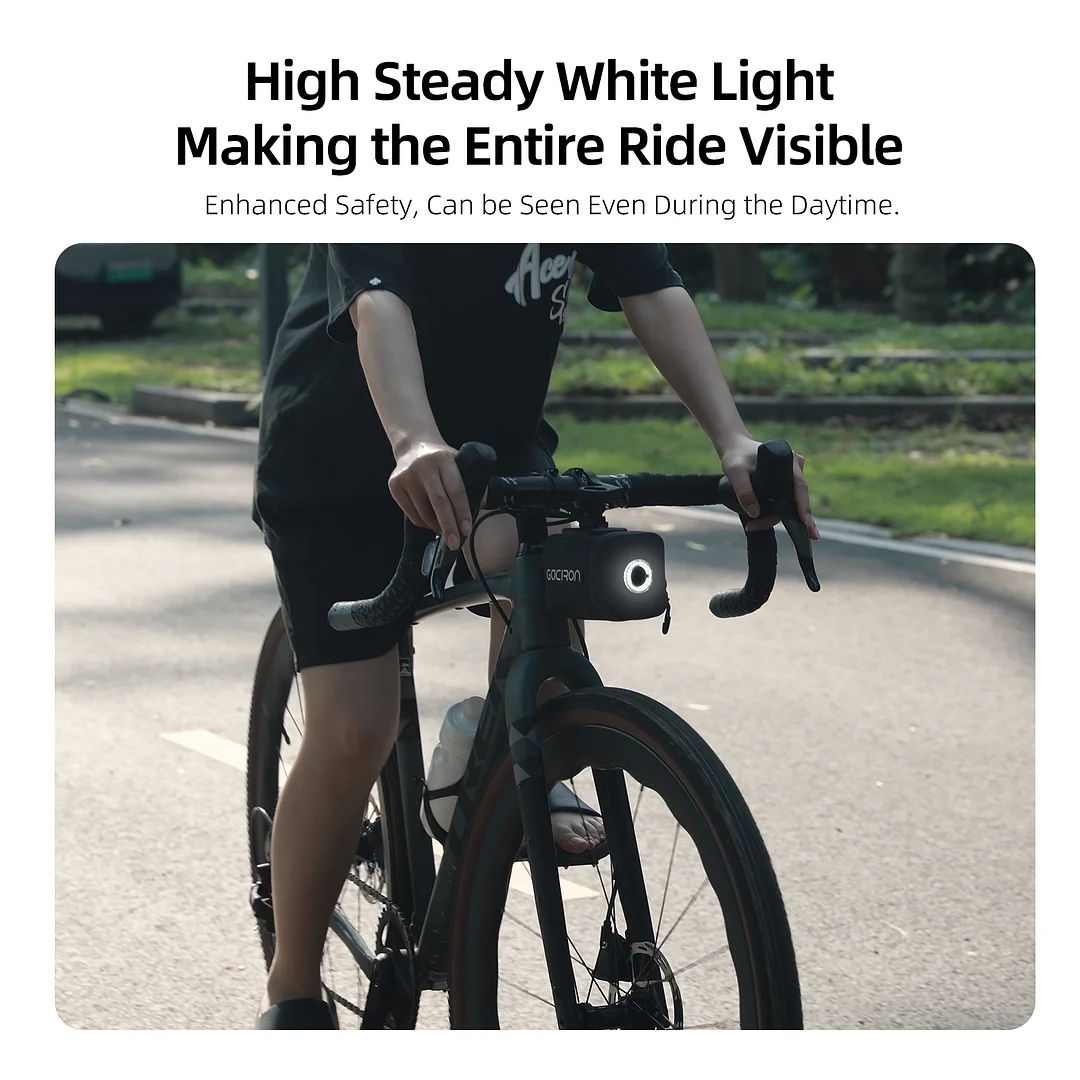 Gaciron CAT HOUSE 200 Handlebar Bag with Smart Warning Light