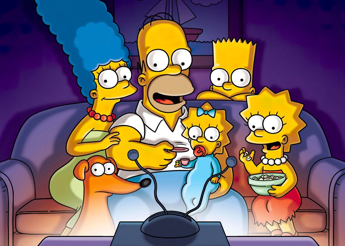 The Simpsons Family 30*40cm(canvas) full round drill diamond painting