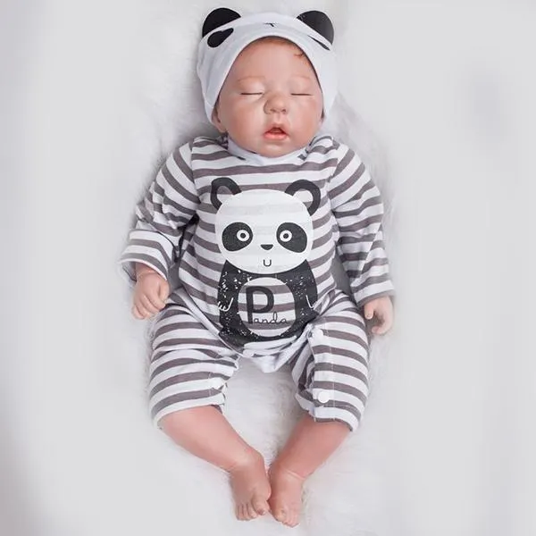 20" Sleeping Reborn Baby Doll Girl Named Jacky - Reborn Shoppe