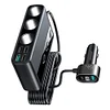 Car Charger Adapter 154W Car Power Adapter 9 in 1 3 Socket QC3.0 for Car Vehicle