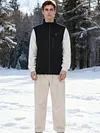 Men Ladies USB Electric Thermal Vest with 9 Heating Zones for Outdoor Activities