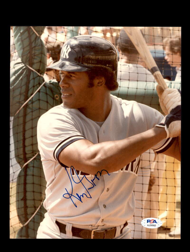 Ken Griffey PSA DNA Coa Signed 8x10 Photo Poster painting Yankees Autograph