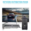 12/24 Ports Network Tool Kit CAT6 Patch Panel RJ45 Networking Wall Mount Rack
