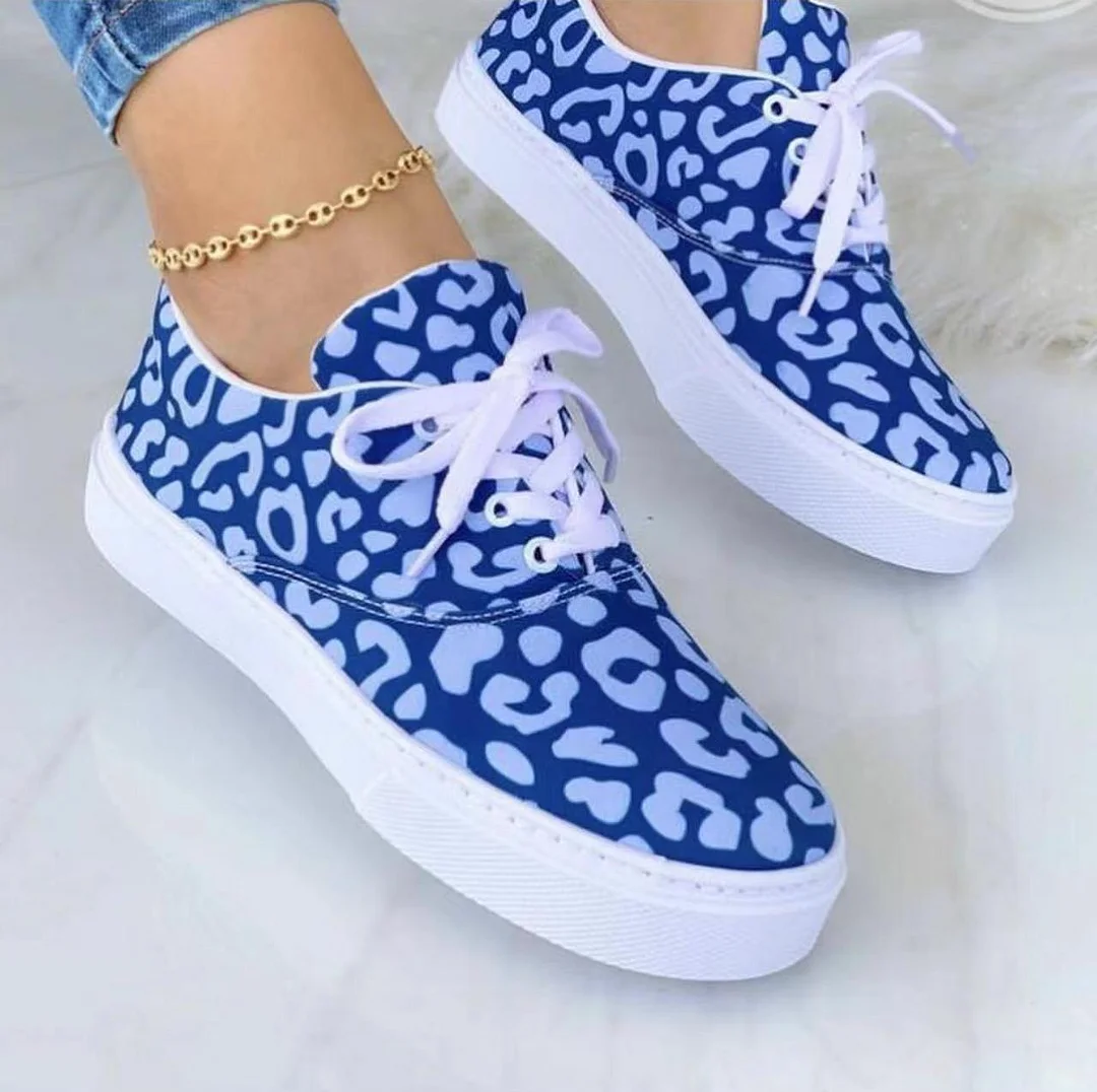 Qengg Autumn New Women's Flat Shoes Outdoor Single Shoes Fashion Butterfly Print Comfortable Plus Size 43 Women Flat Shoes