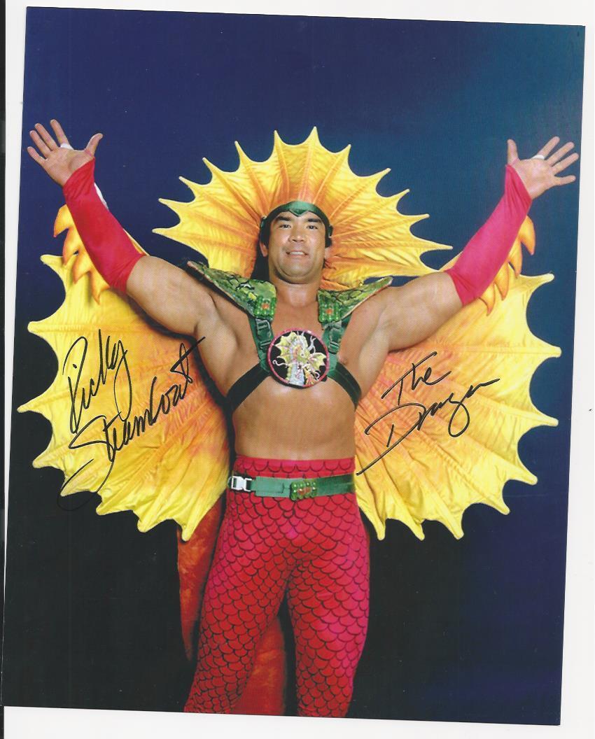 Ricky Steamboat - WWE star signed Photo Poster painting