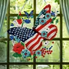 DIY Independence Day Butterfly Diamond Painting Single-sided Hanging Pendant