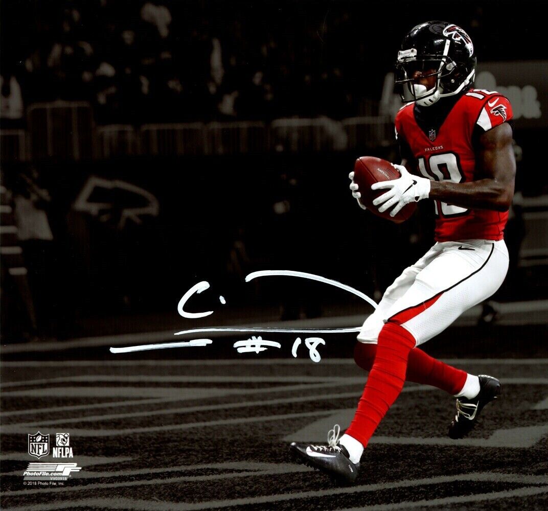 Calvin Ridley Signed Autographed 8 x 10 Photo Poster painting ( Falcons ) REPRINT