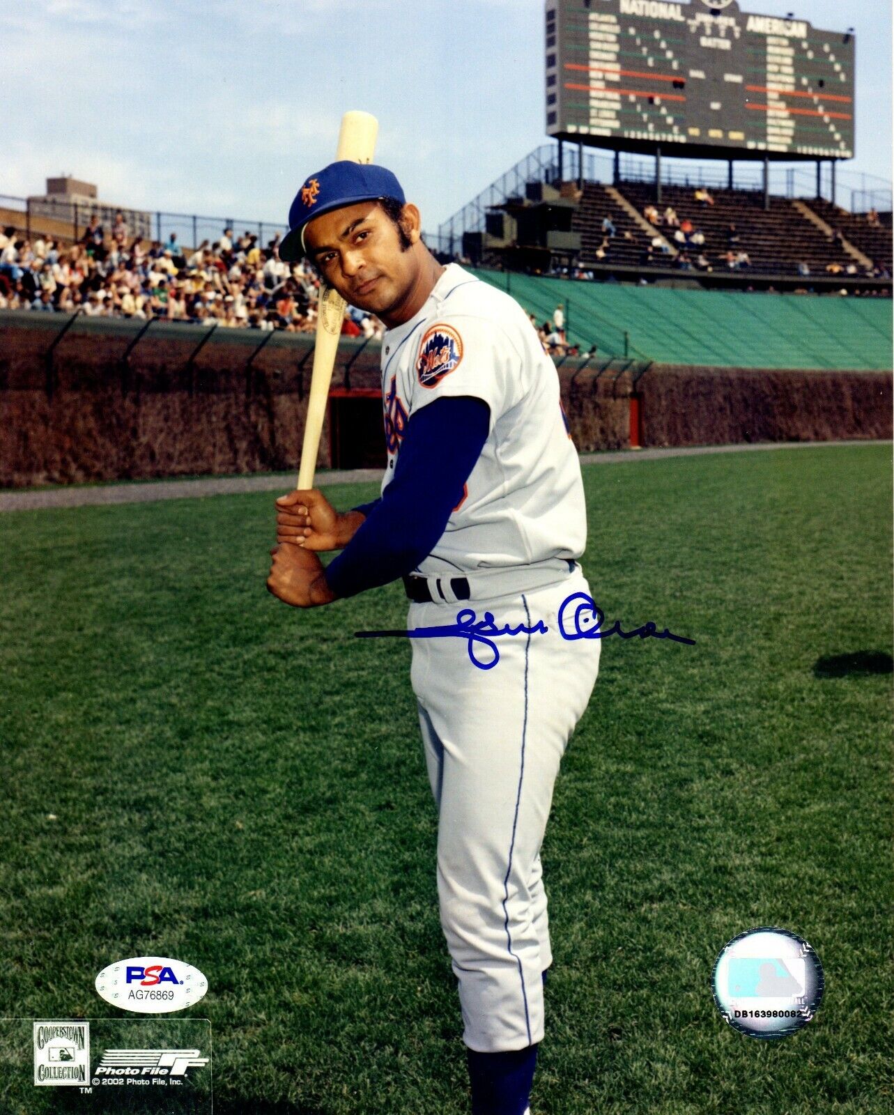 Jesus Alou autographed signed MLB New York Mets 8x10 Photo Poster painting PSA COA