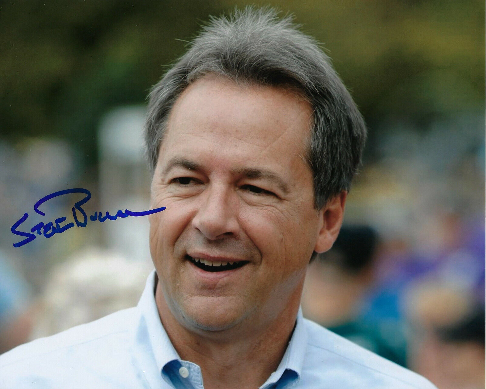 STEVE BULLOCK - 2020 DEMOCRATIC CANDIDATE - SIGNED AUTHENTIC 8x10 Photo Poster painting C w/COA