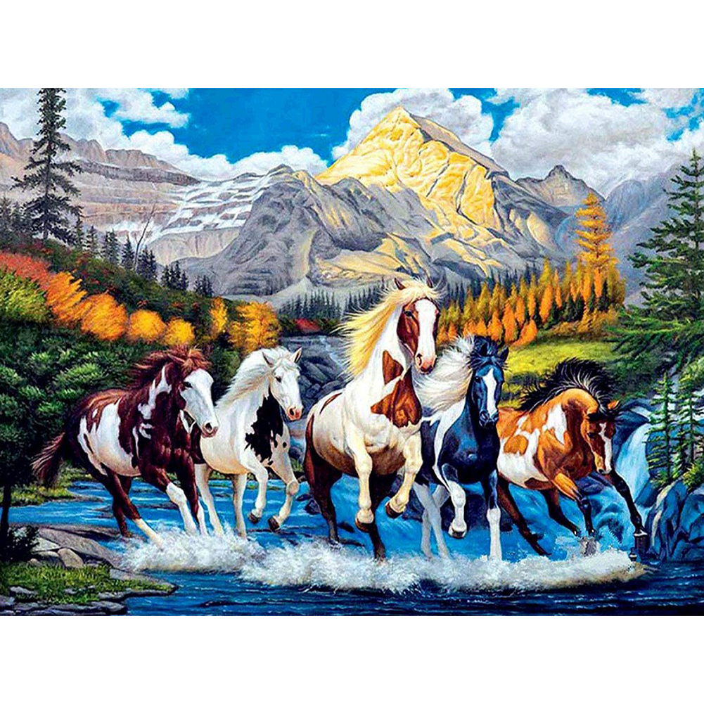 

Horse - Round Drill Diamond Painting - 50*40CM, 501 Original