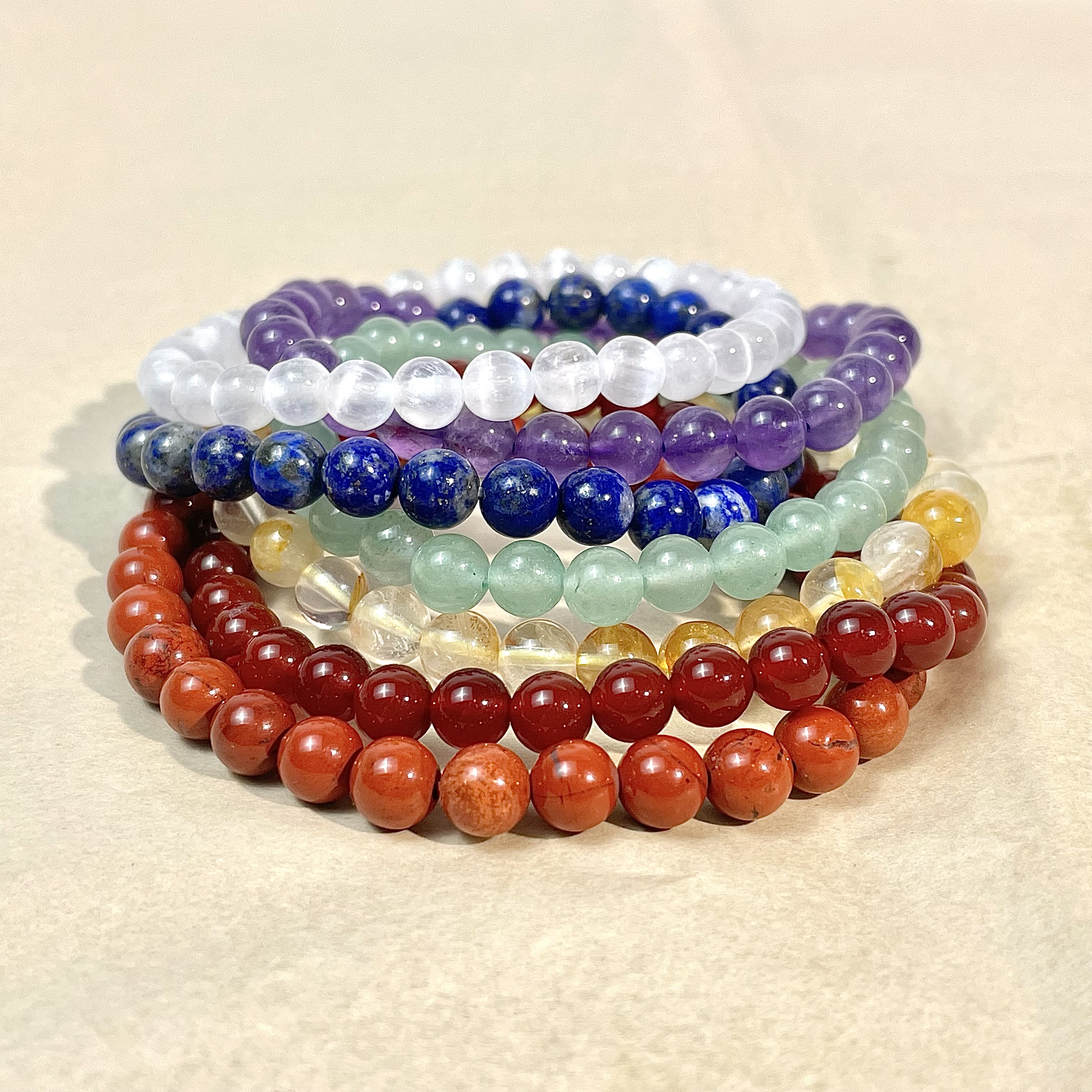 7 Chakra Bracelet Set