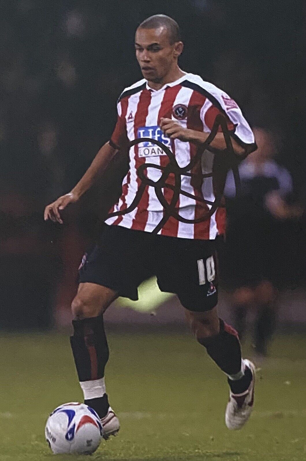 Danny Webber Genuine Hand Signed Sheffield United 6X4 Photo Poster painting 3