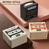 Cassette Tape Design Case Cover for Samsung Galaxy Buds4/4Pro Soft Silicone Protective Cover Shock-Proof Scratch-Resistant