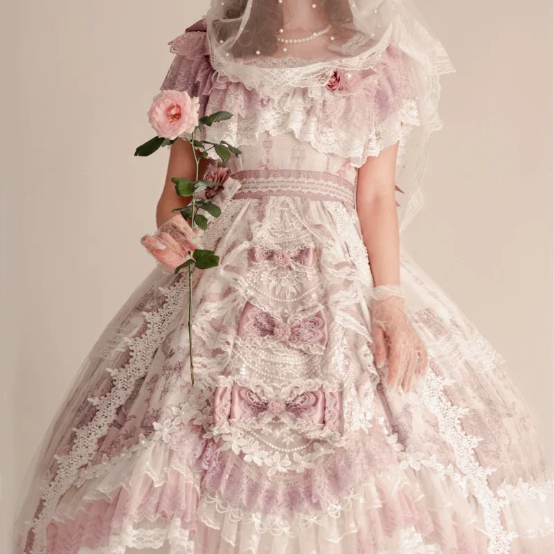 Fairyland Victorian Hime Lolita Pastel Purple Dress SP19148