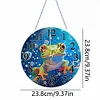 DIY Frog Acrylic Special Shape Diamond Painting Clock