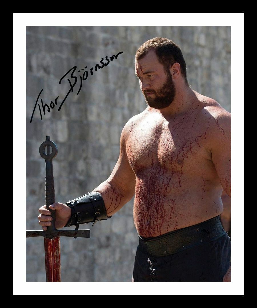 Harpor Julius Bjornsson - Game Of Thrones Autograph Signed & Framed Photo Poster painting