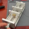CNC Machined Aluminum Alloy Rotating Work Vise Circuit Board Holding Clamp