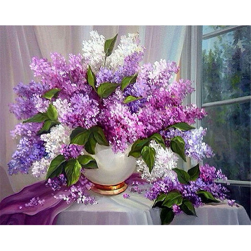 

Flowers - Round Drill Diamond Painting - 40*30CM, 501 Original