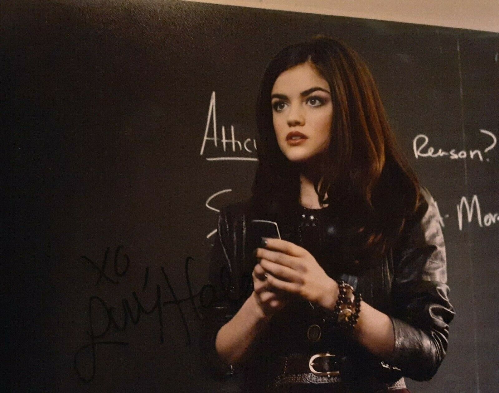 Lucy Hale signed 8x10