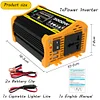 3000W Car Inverter Dual USB Smart Power Inverter (Black DC 12V to AC 220V
