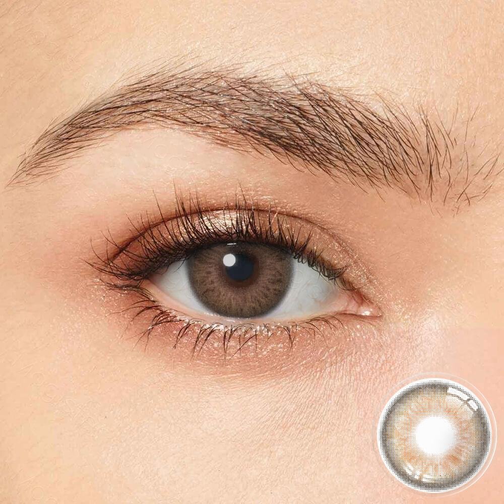 Iris II Golden Puzzle Contact Lenses
