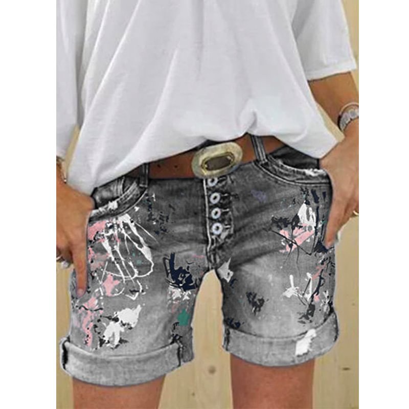 Summer Plus Size Women's Clothes Denim Shorts Jeans