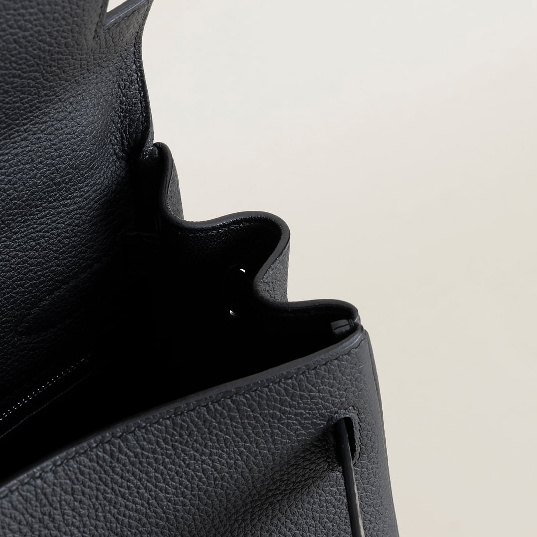 Kelly32 Touch Togo/Matte Alligator crocodile 89 Noir PHW