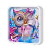 Big-Eyed Owl Special Shape 5D Diamond Painting Clock Art Craft With Frame Kit