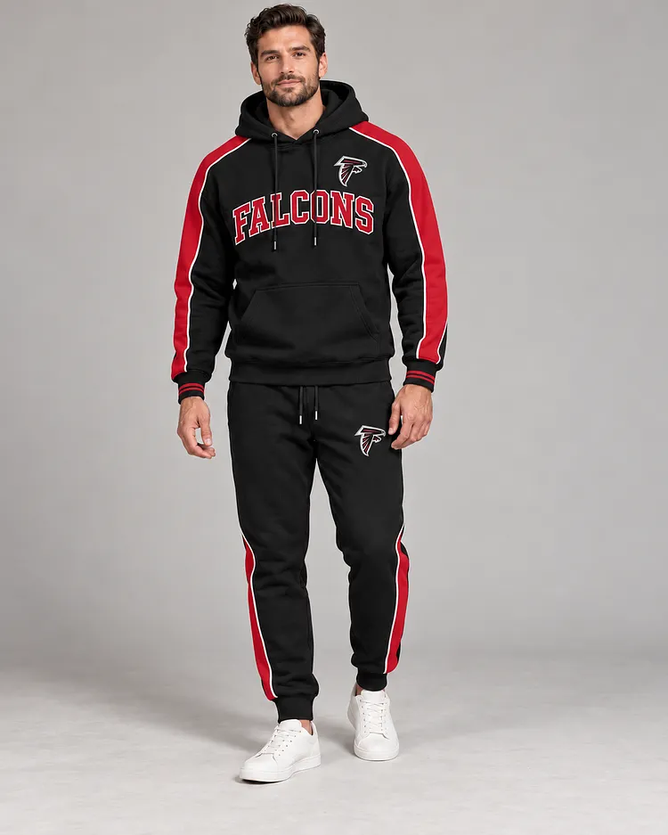 Atlanta Falcons Men's Hoodie And Pants Set - Design 1