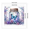 (US Local)Butterfly-18CT Stamped Cross Stitch Kit(50x50cm)