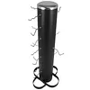 [US Local Warehouse] Vertical Gym Organization for Home Gym Storage Organizer Rack with Lat and Curl Bar Revolving Bars Workout Equipment Storage for 36 Handles & Straps Home Accessories Organization