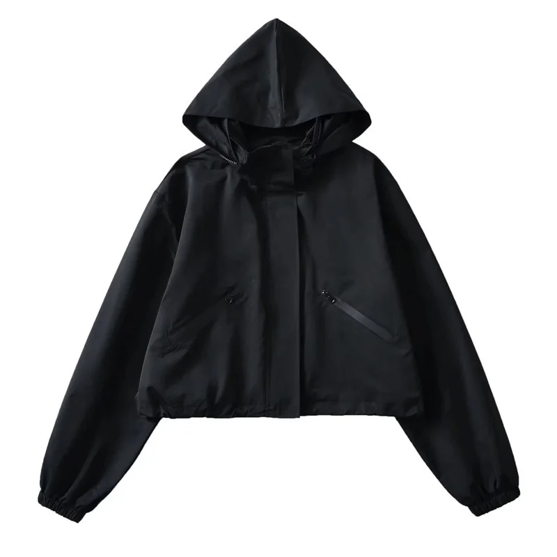Nigikala Nigikala Hooded Storm Jacket Women's New Loose Casual Zipper Jacket In The Fall Of 2025 Z91379