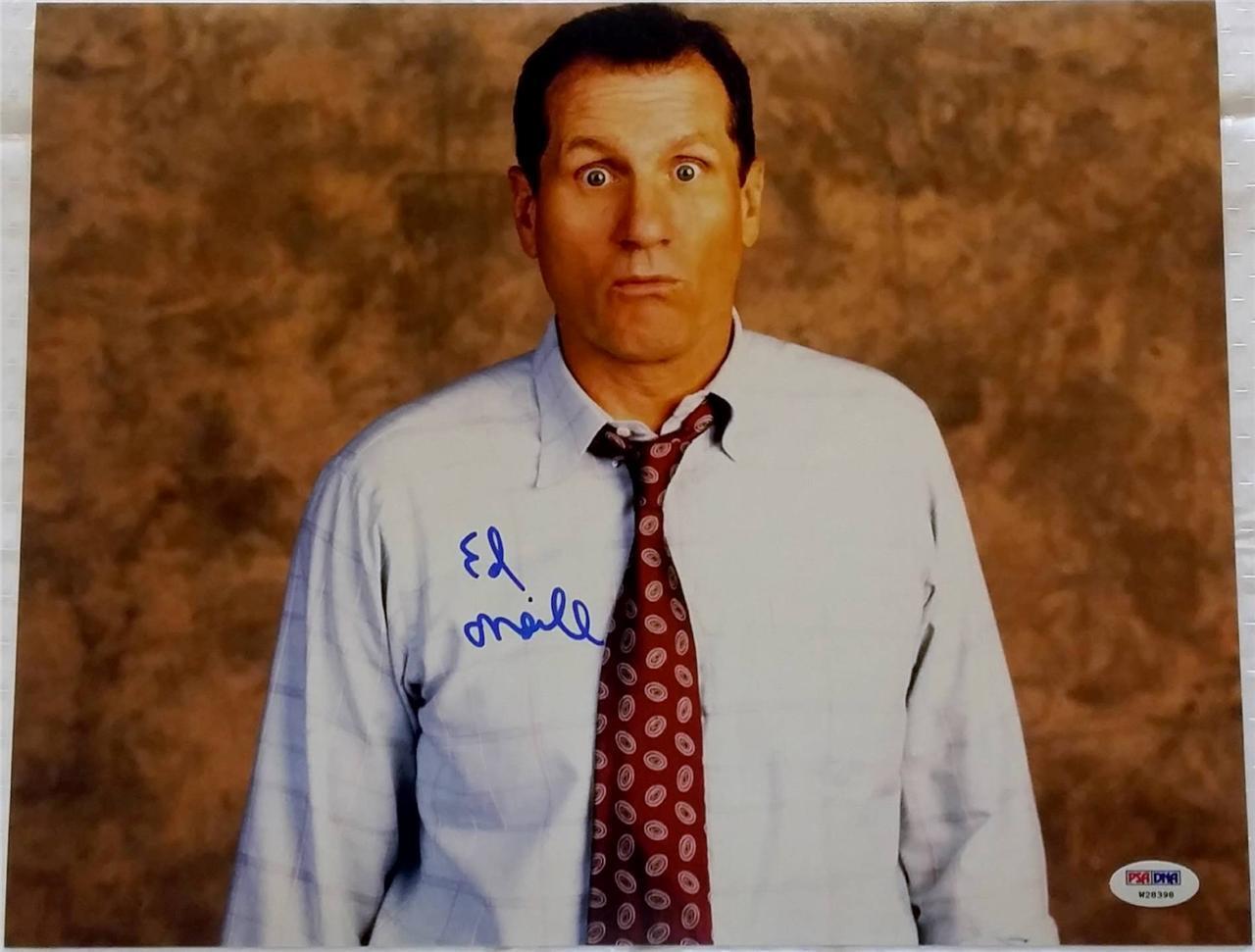 ED O'NEILL Al Bundy MARRIED WITH CHILDREN Signed 11X14 Photo Poster painting PSA/DNA COA (D)